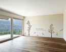 Loving Trees with Quote Wall Decal Tree Art Stickers